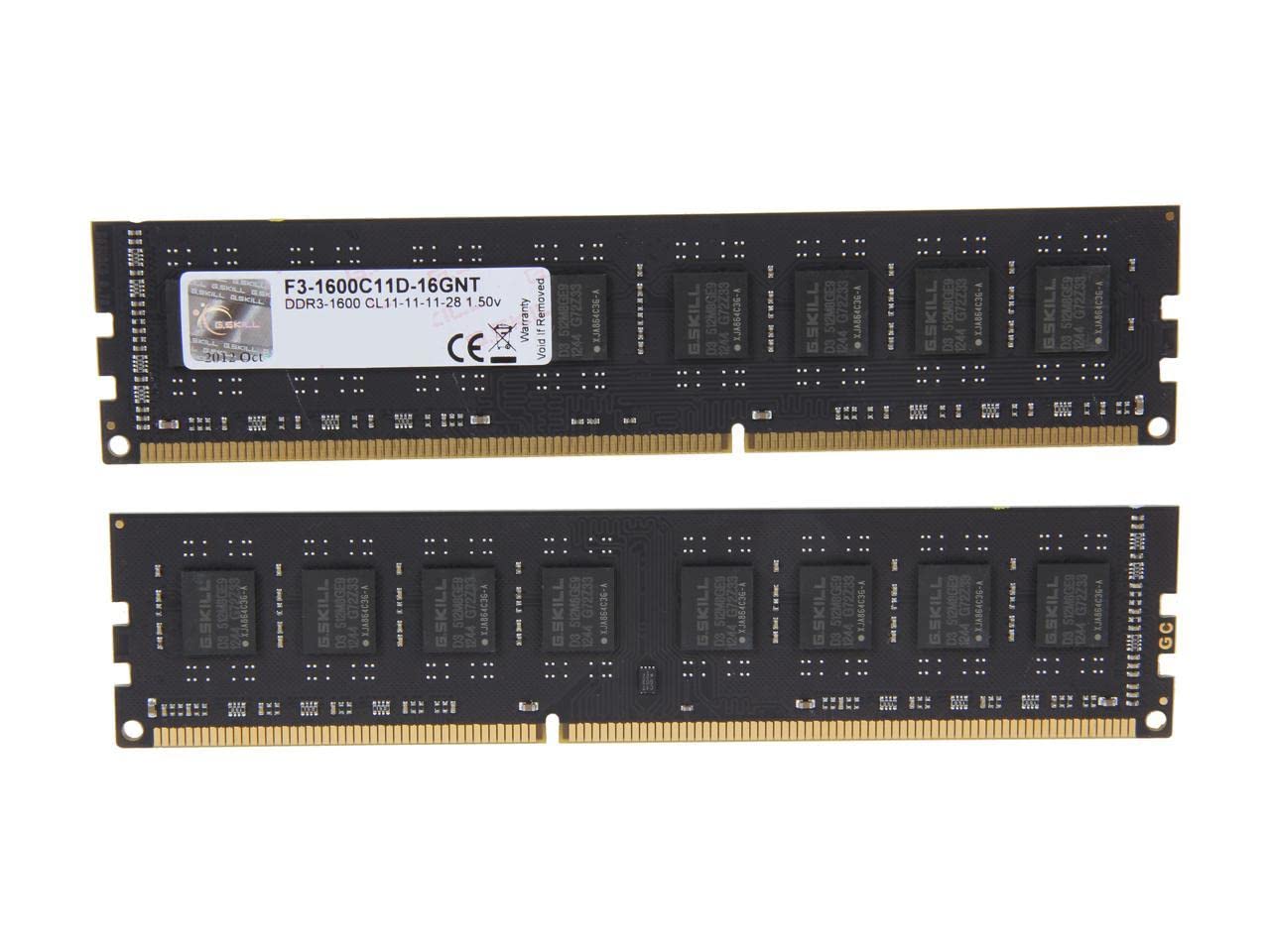 Amazon.co.jp: G.Skill Value Series 16GB (2x8GB) DDR3-1600MHz CL11